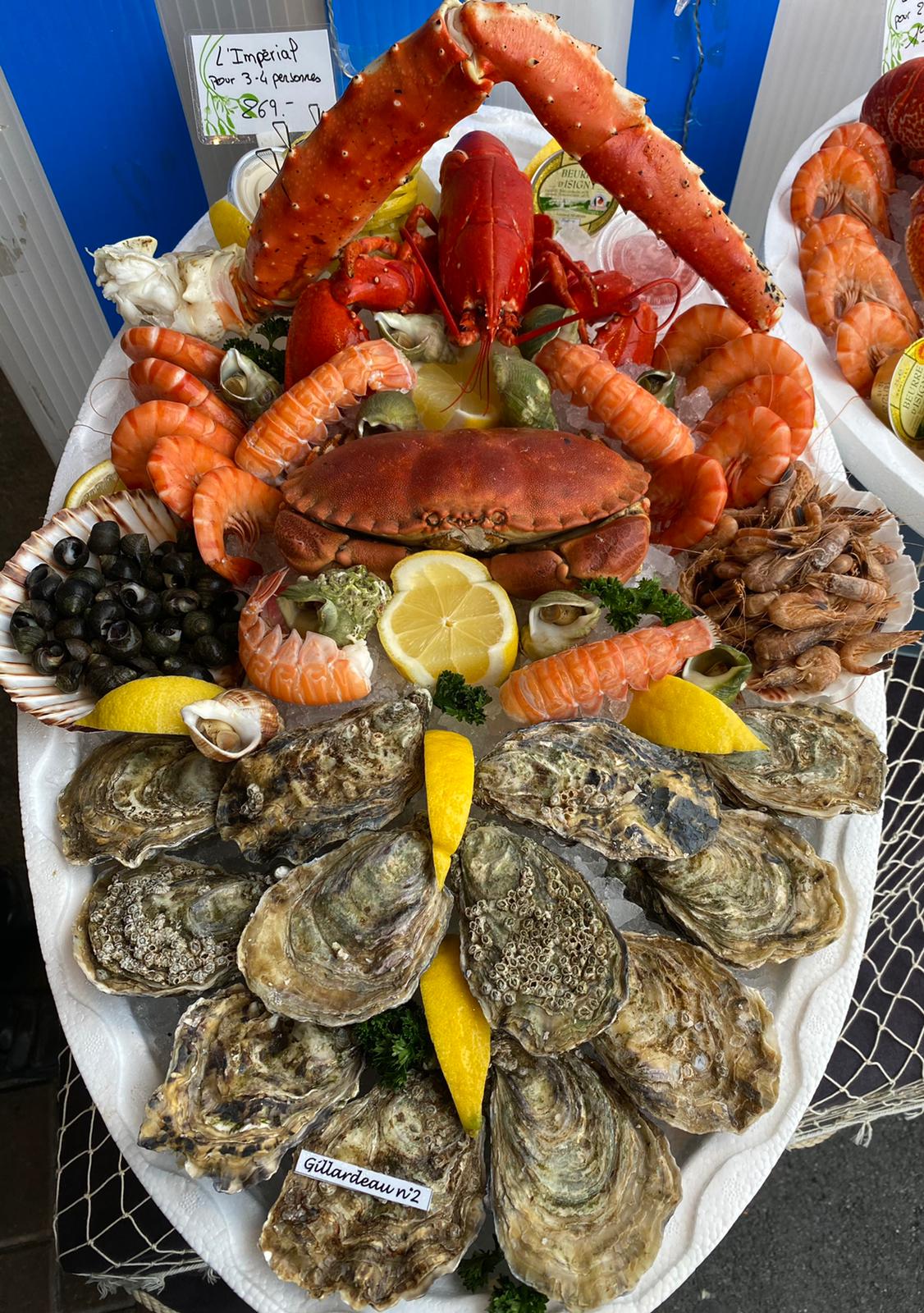 Epicerie du Pont de Chailly Fruits de mer Poissonnerie